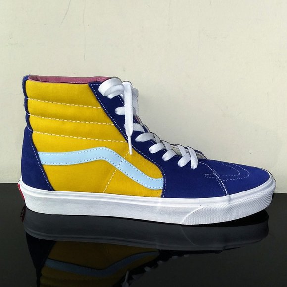 Vans Men\'s Sk8-Hi Sunshine Leather Suede / Canvas Sneaker main image 10